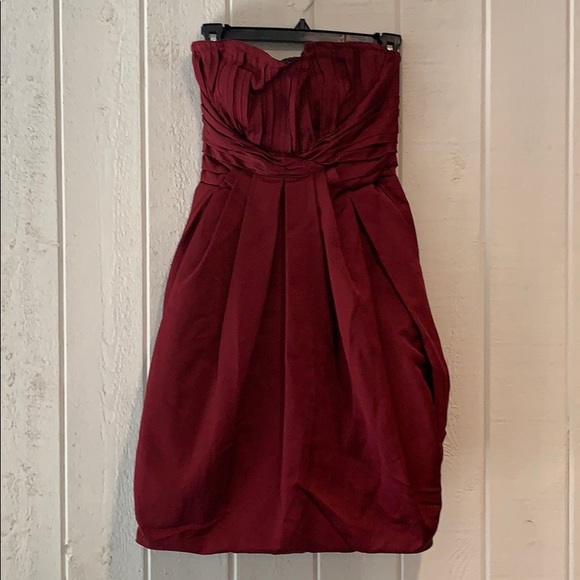 strapless bubble dress